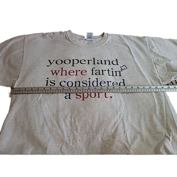 Xxl T-Shirt Says Yooperland Where Fartin Is Considered A Sport - Picture 6 of 11
